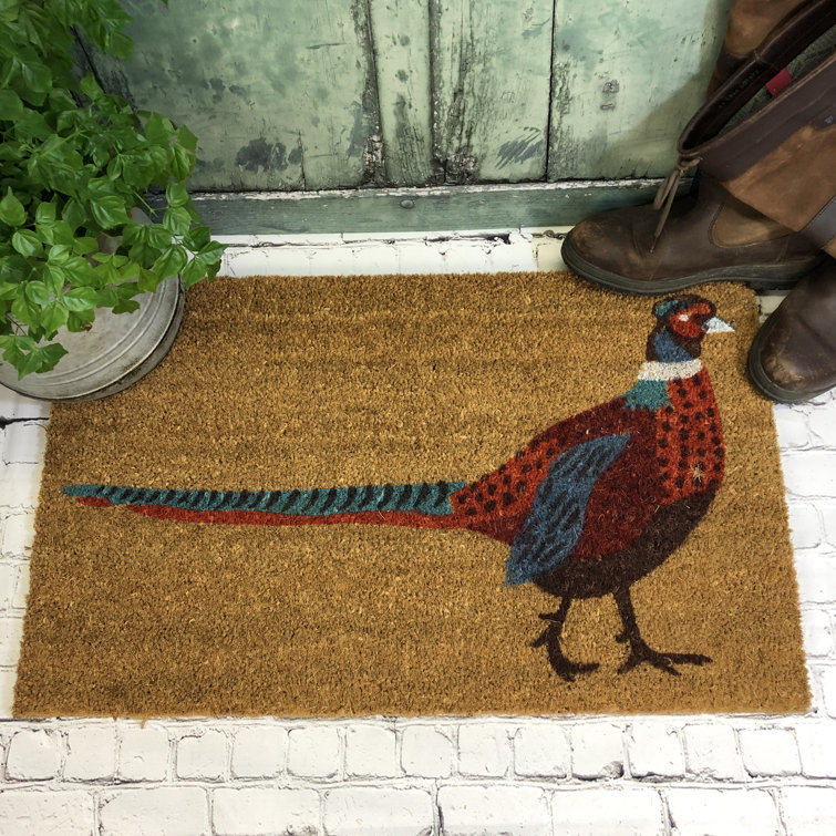 Brambly Cottage Quinley Pheasant Coir Door Mat Wayfair.co.uk